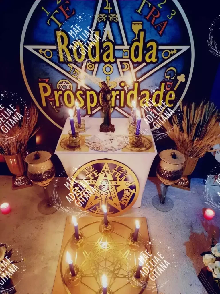 Roda da Prosperidade-Pacto de Riqueza-Mãe Adélia e Gitana
